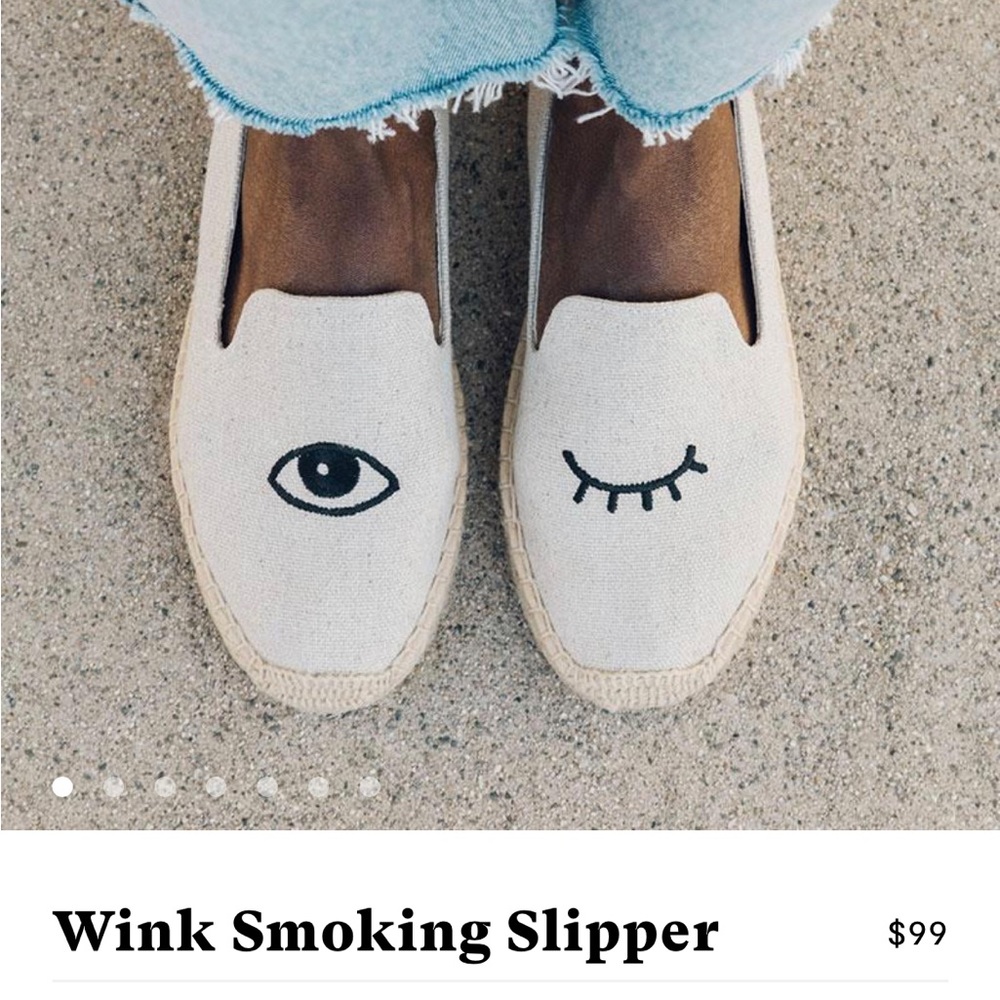Soludos winking smoking slipper/espadrille